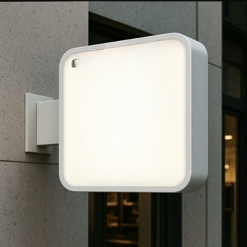 LED Message Board with Lollipop Stand, 18x18 inch Square Acrylic